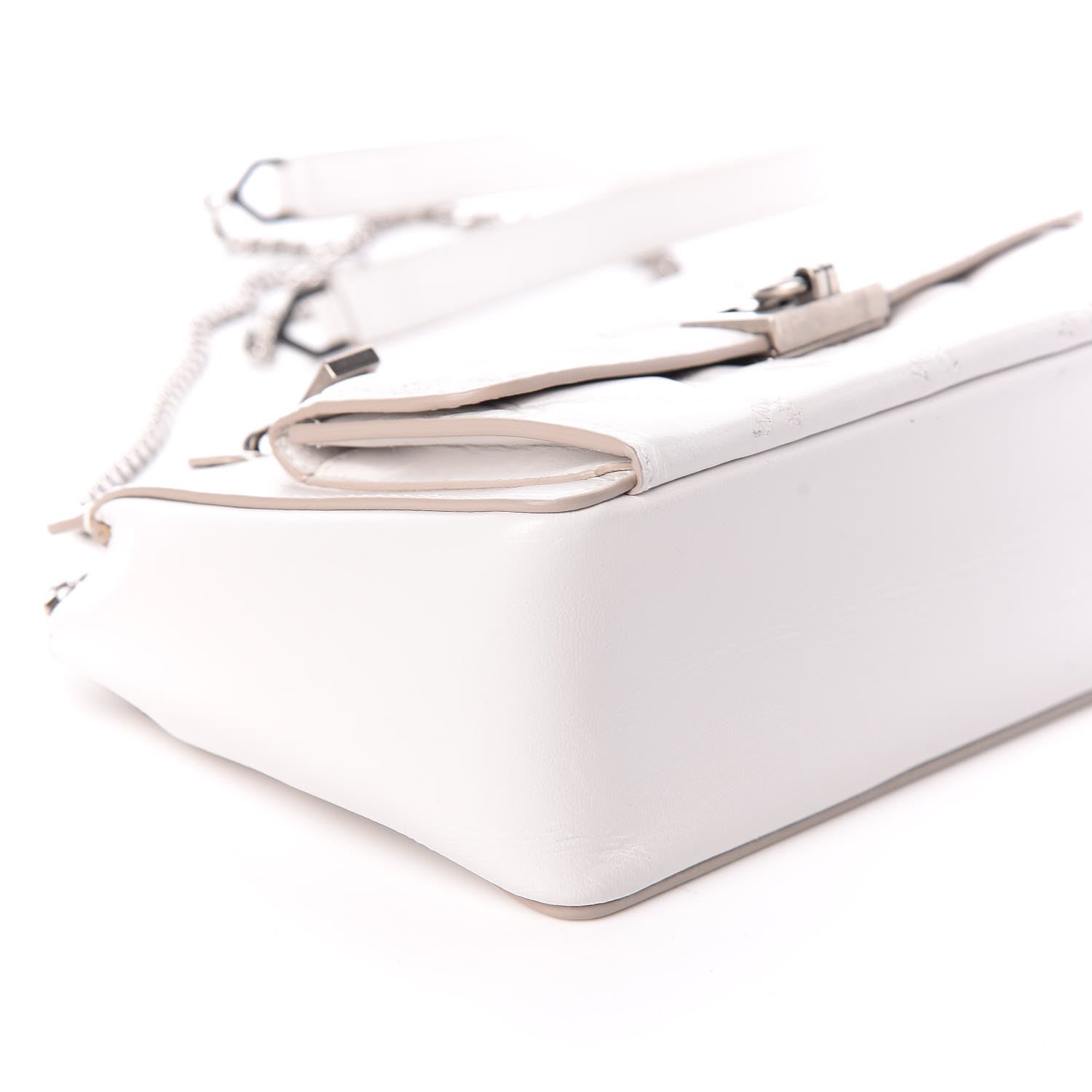 Givenchy Goatskin Quilted Pocket Crossbody Off White 5 of 10