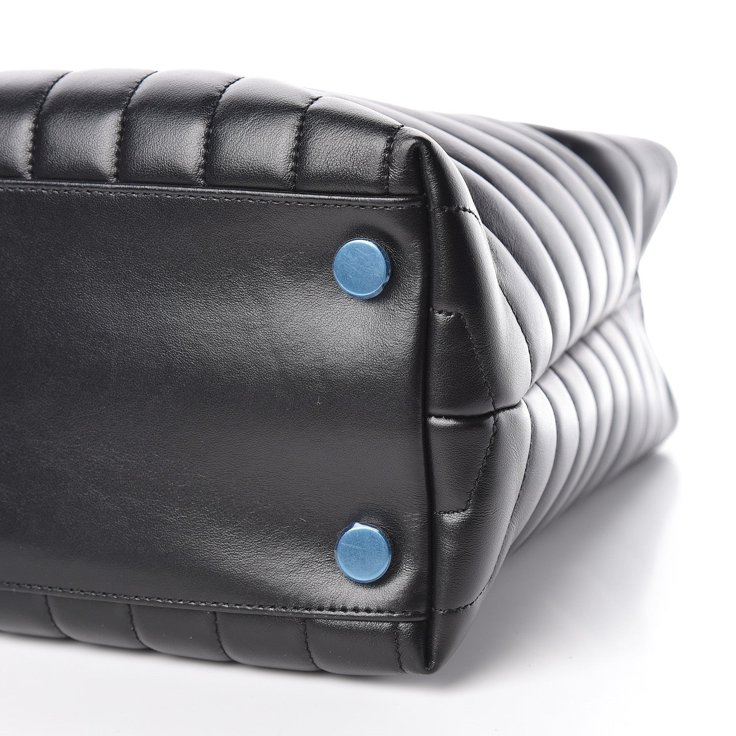 Saint Laurent Calfskin Y Quilted Monogram Large Loulou Shopper Black 11 of 11