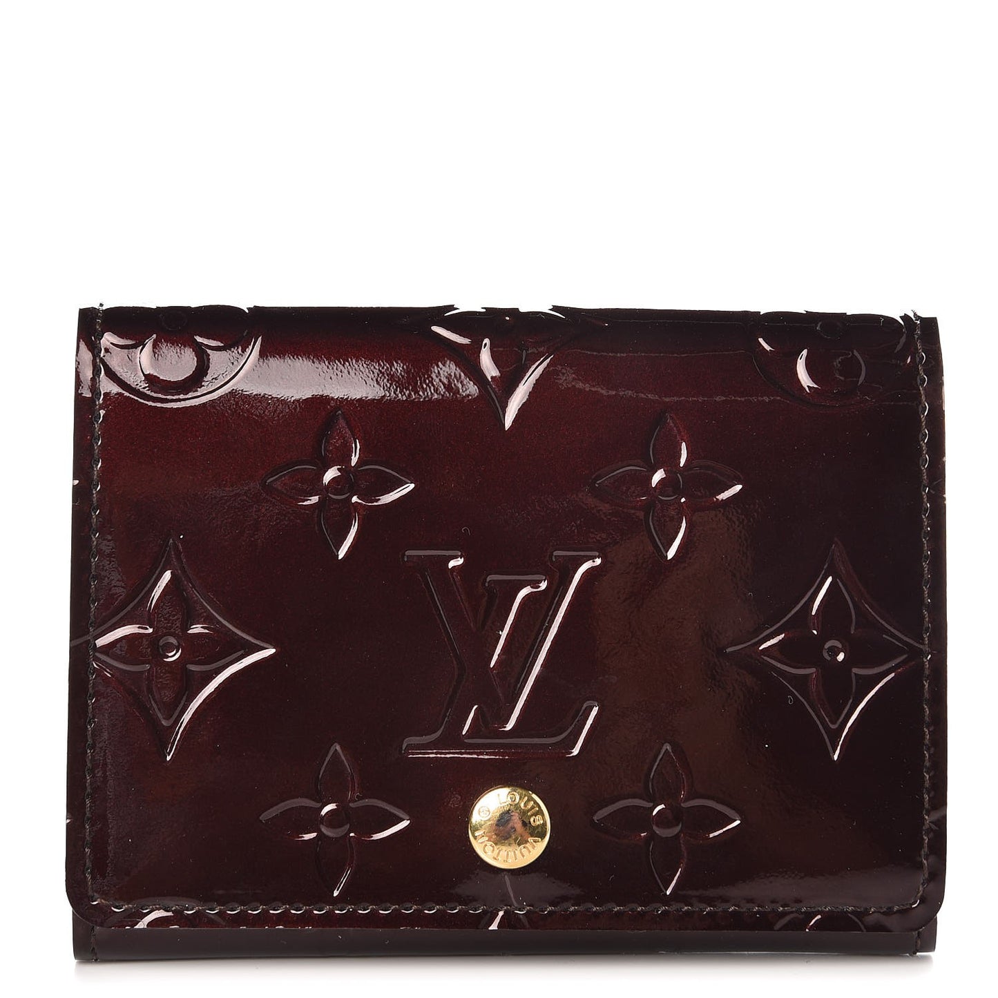 Vernis Business Card Holder Amarante