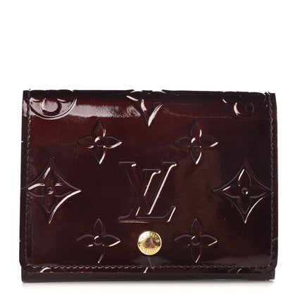 Louis Vuitton Vernis Business Card Holder Amarante 1 of 6