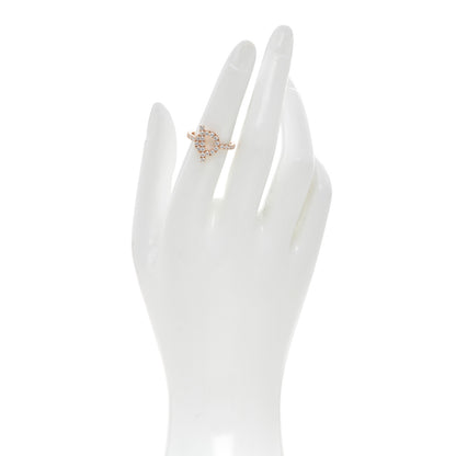 Hermes 18K Rose Gold Diamond Finesse Ring 51 5.75 2 of 5
