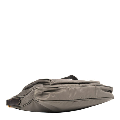 Prada Tessuto Nylon Saffiano Pocket Messenger Bag Mimetico 3 of 10