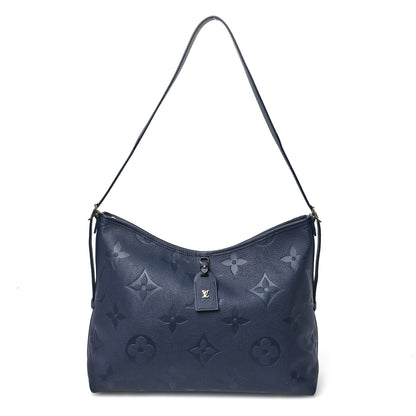 Louis Vuitton Empreinte Monogram Giant CarryAll MM Navy 1 of 10
