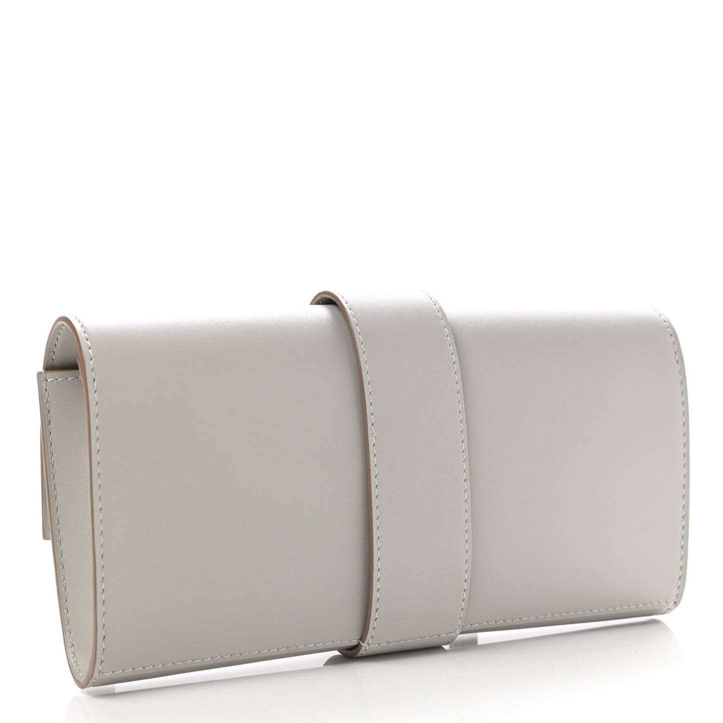 Tadelakt Medor Clutch 23 Gris Perle