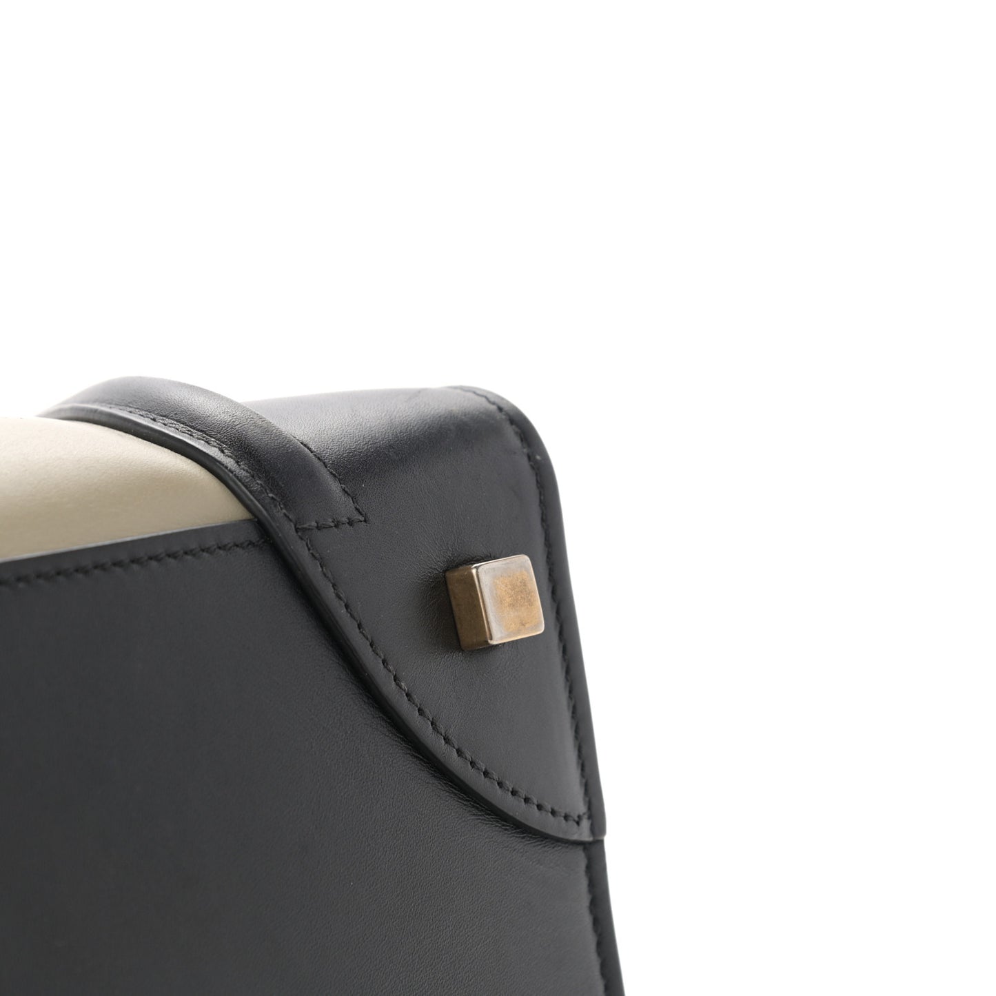 Smooth Calfskin Nubuck Mini Tri-Color Luggage Alizarin