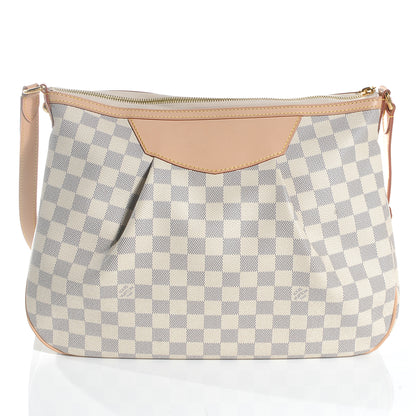 Louis Vuitton Damier Azur Siracusa MM 4 of 8