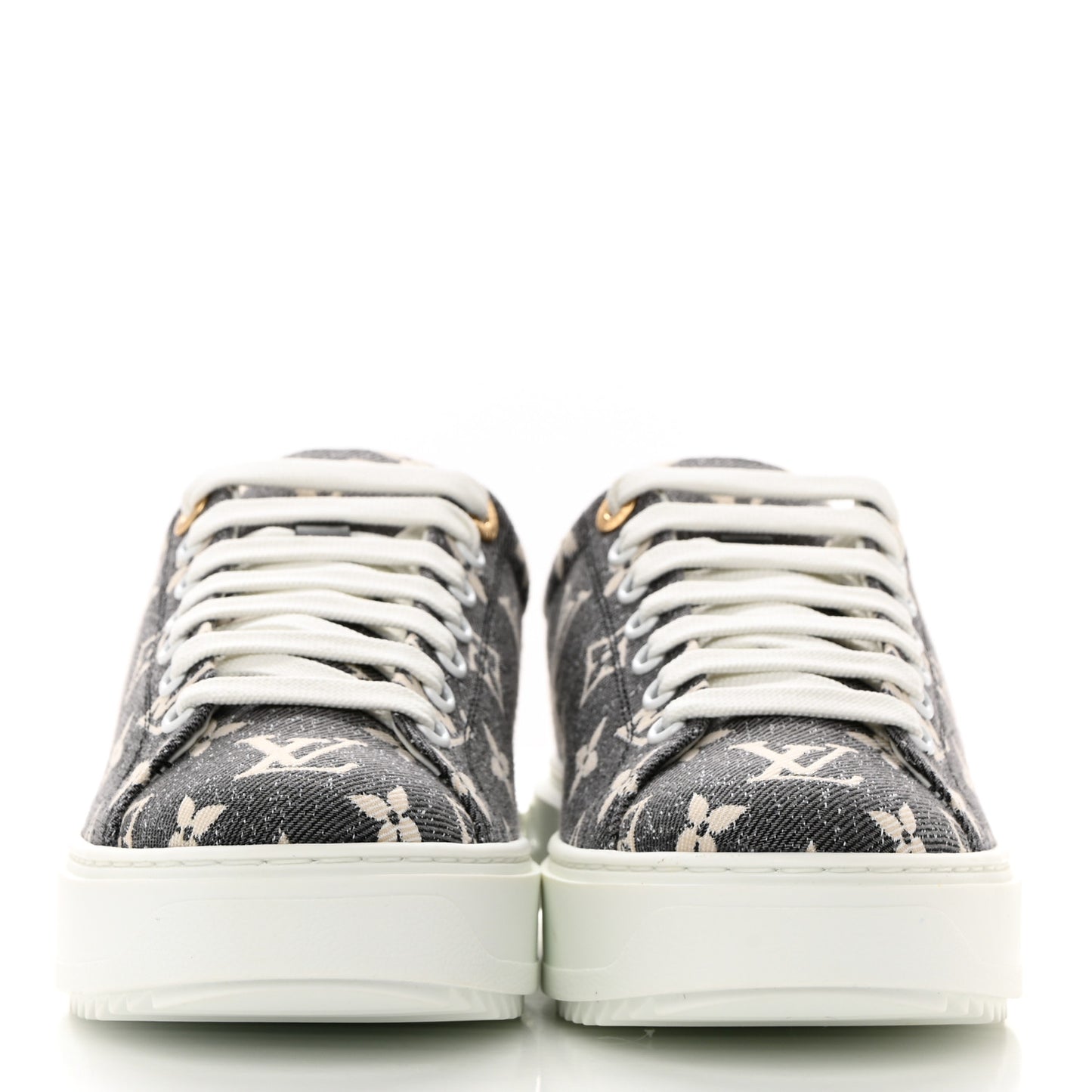Denim Monogram Time Out Sneakers 37