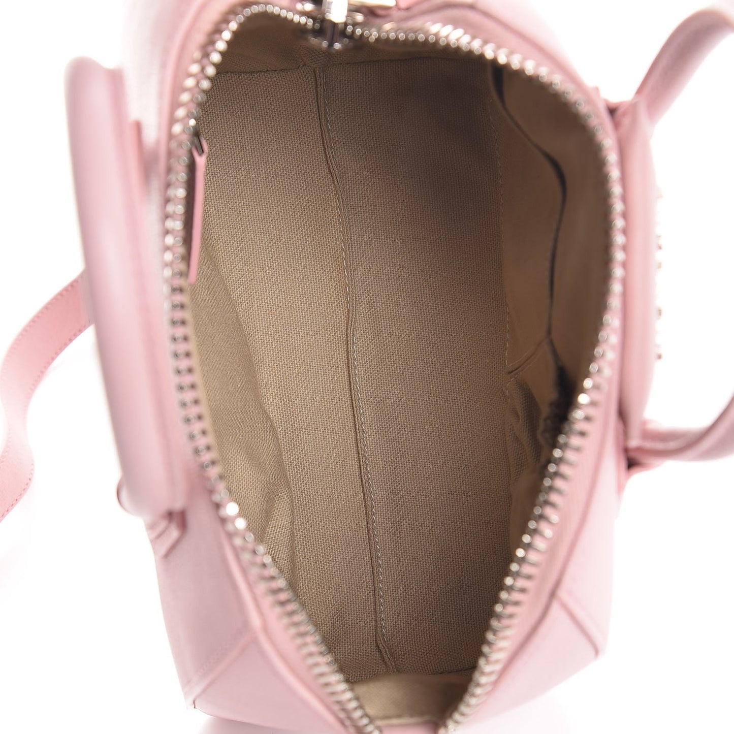 Sugar Goatskin Mini Antigona Pale Pink