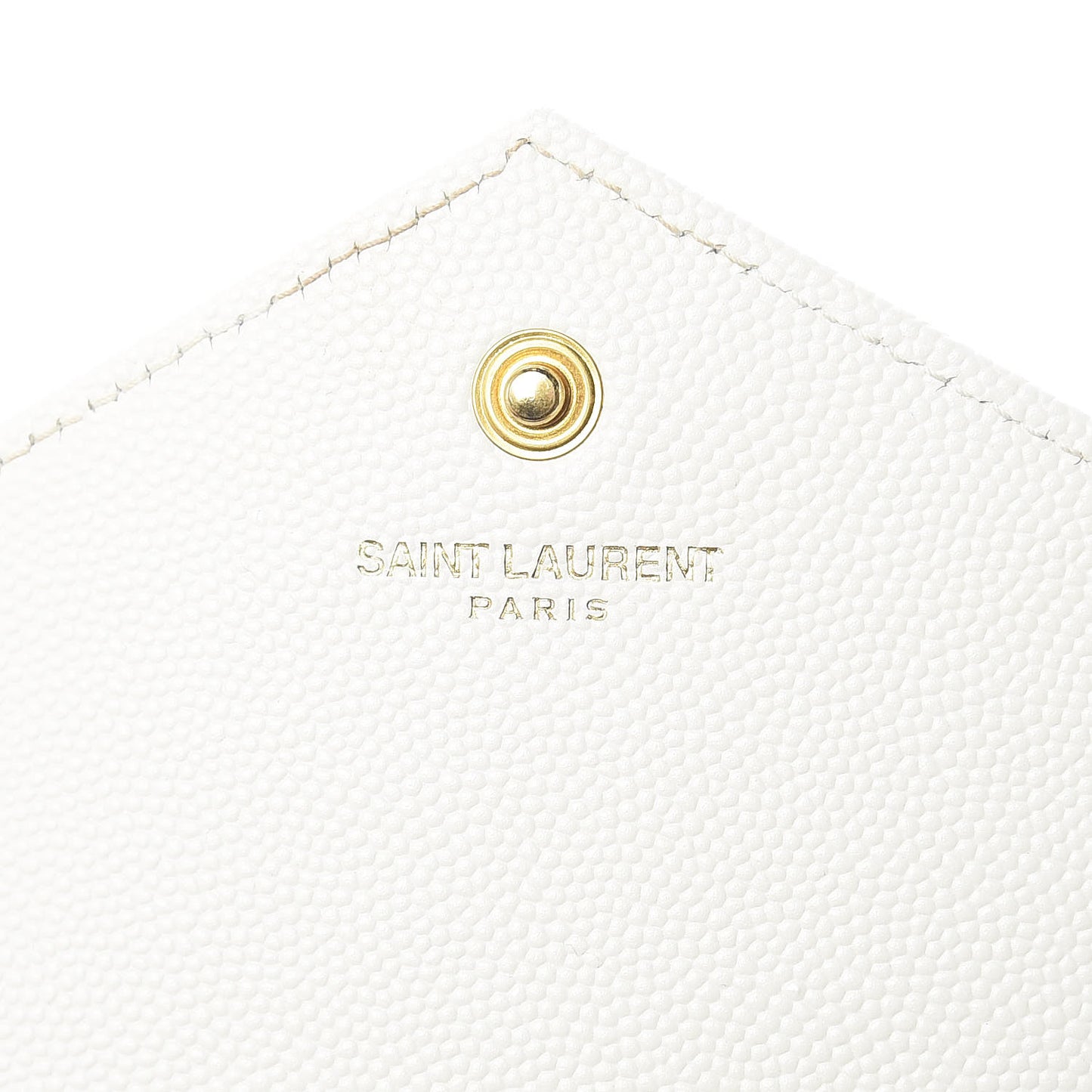 Grain De Poudre Matelasse Chevron Monogram Chain Wallet Porcellana