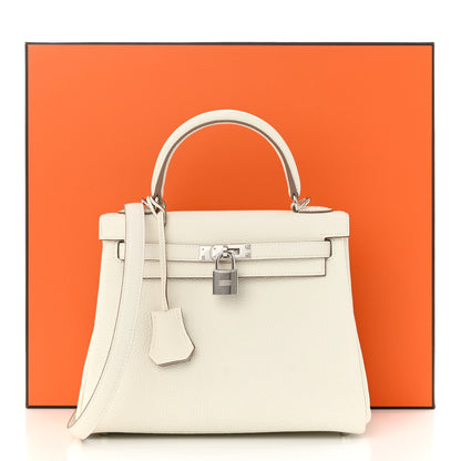 Hermes Togo Kelly Retourne 25 Mushroom 11 of 11