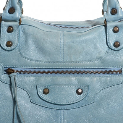 Balenciaga Chevre Work Sky Blue 10 of 11
