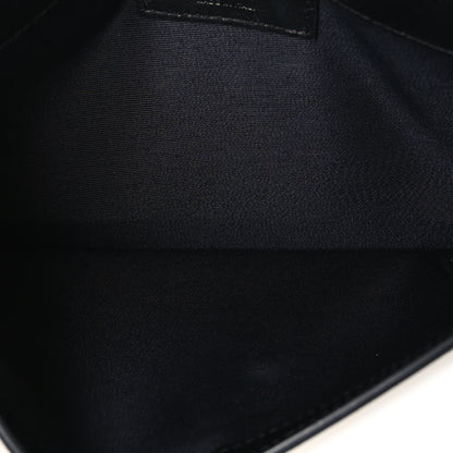 Saint Laurent Grain De Poudre Uptown Pouch Black 5 of 8