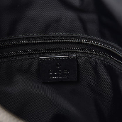 Gucci GG Supreme Monogram Web Messenger Bag Black 6 of 9