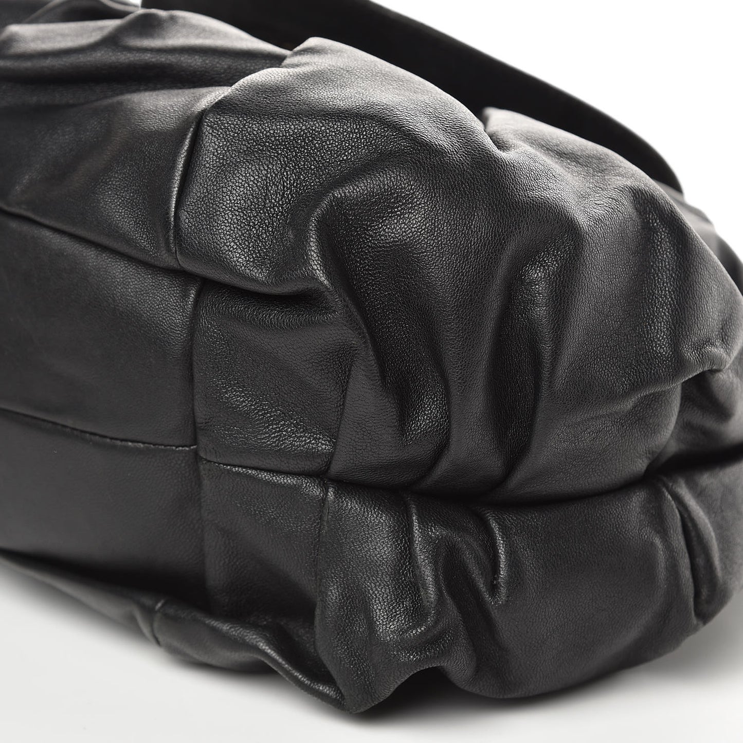 CHRISTIAN DIOR Lambskin Jazzclub Shoulder Bag Black