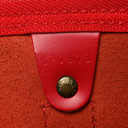 Louis Vuitton Epi Keepall 50 Castillan Red 5 of 8