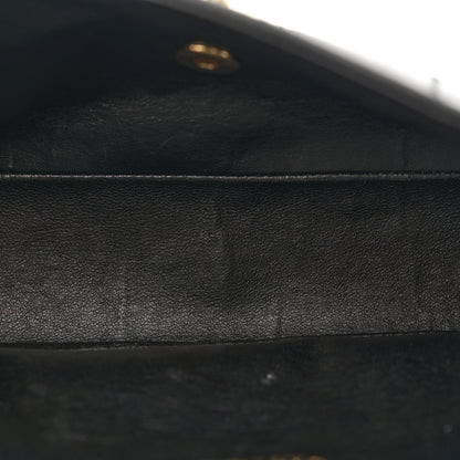 Chanel Lambskin Stitched Chocolate Bar Single Flap Black 5 of 13