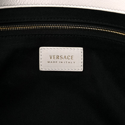 Versace Nappa Barocco Quilted Vanitas Crossbody White 6 of 9