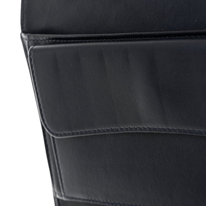 Chanel Lambskin Quilted Large Flap Wallet Navy 10 of 11