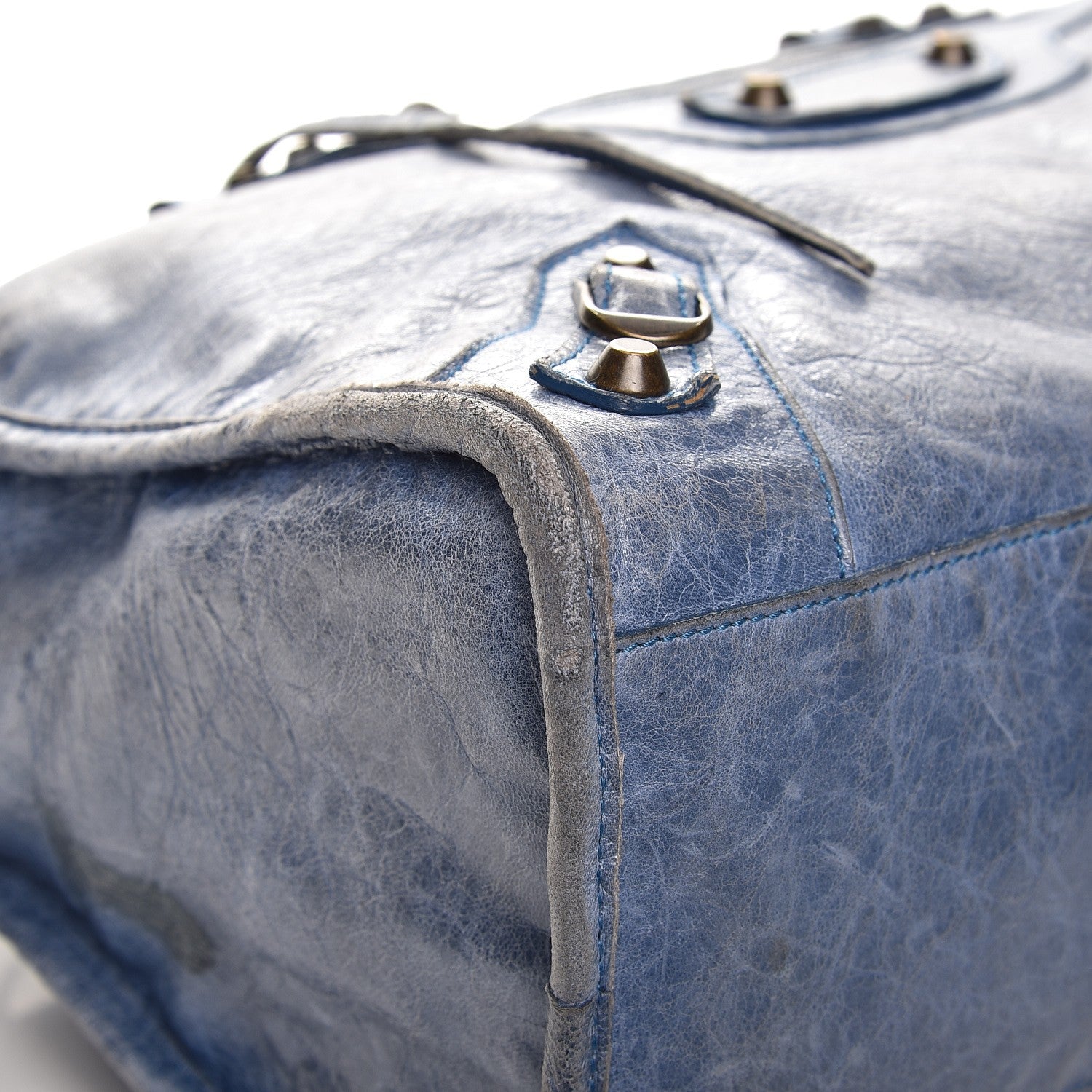Balenciaga Chevre Classic Hardware City Cornflower Bleu 23 of 28