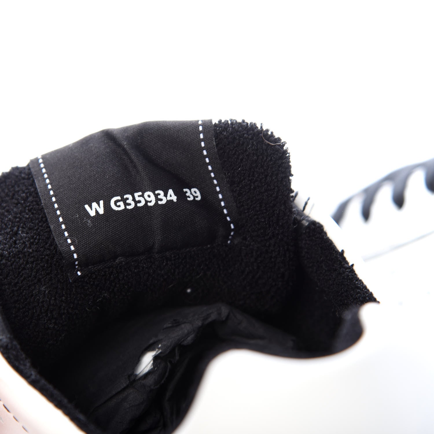 Chanel Calfskin Womens Logo Sneakers 39 White Black 10 of 11