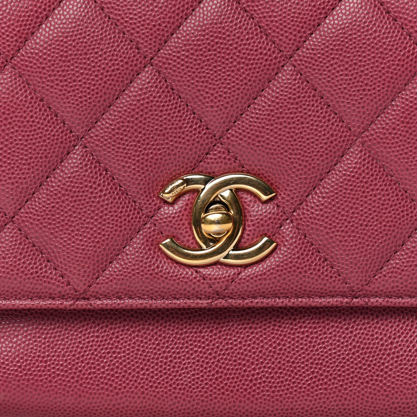 Caviar Quilted Medium Business Affinity Flap Burgundy