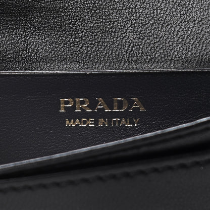 Prada Vitello Move Triangle Logo Card Holder Black 6 of 12