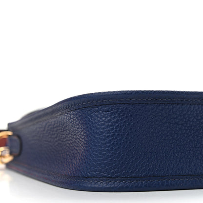 Hermes Taurillon Clemence Flipperball Sangle Evelyne TPM Bleu Saphir Black Bleu Saphir 9 of 11