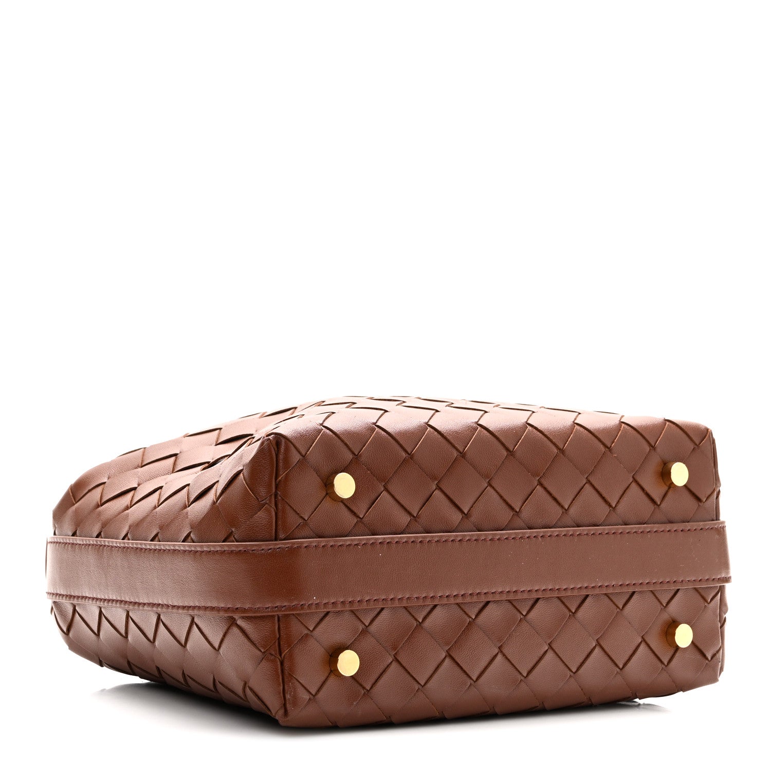 Bottega Veneta Calfskin Nappa Intrecciato Mini Wallace Sapele 4 of 10