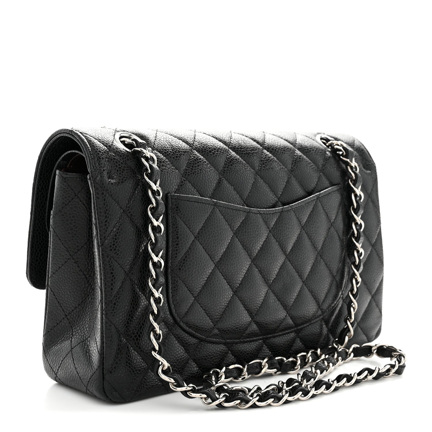 Chanel Caviar Quilted Medium Double Flap Black 3 of 11