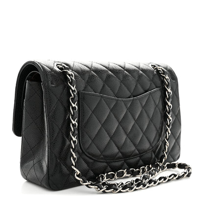 Chanel Caviar Quilted Medium Double Flap Black 3 of 11