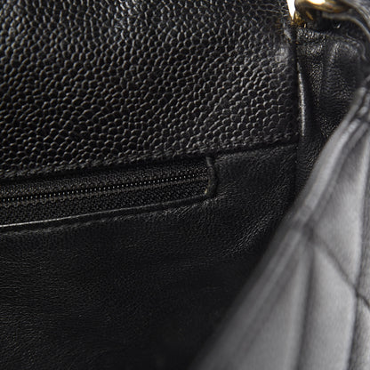 Chanel Caviar Quilted Medium Single Flap Black 9 of 15