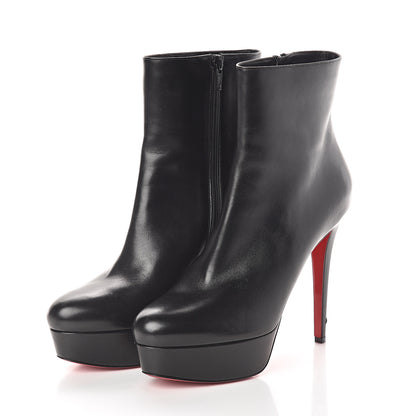 Christian Louboutin Calfskin Bianca 120 Ankle Boots 40 Black 3 of 7