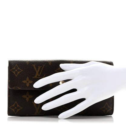 Louis Vuitton Monogram Sarah Wallet 2 of 12