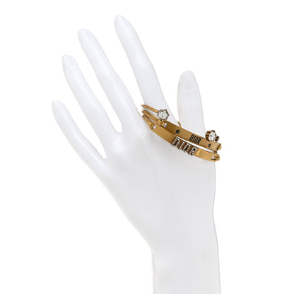 Christian Dior Metal Crystal Dio(r)evolution Bracelet Set Gold 2 of 4