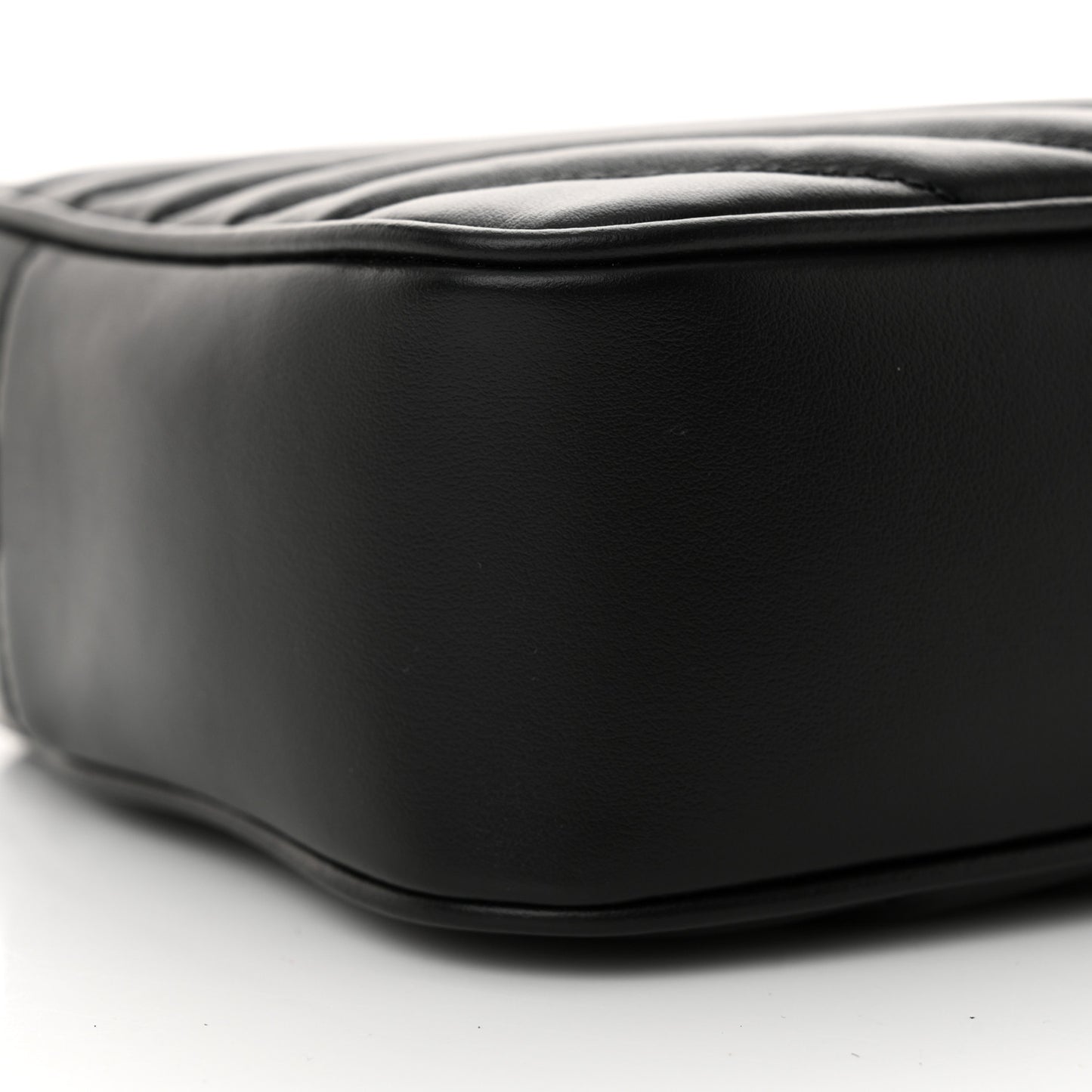 Calfskin Matelasse Monogram Lou Camera Bag Black