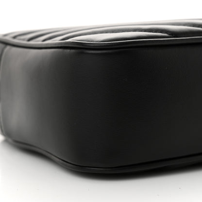 Saint Laurent Calfskin Matelasse Monogram Lou Camera Bag Black 9 of 10