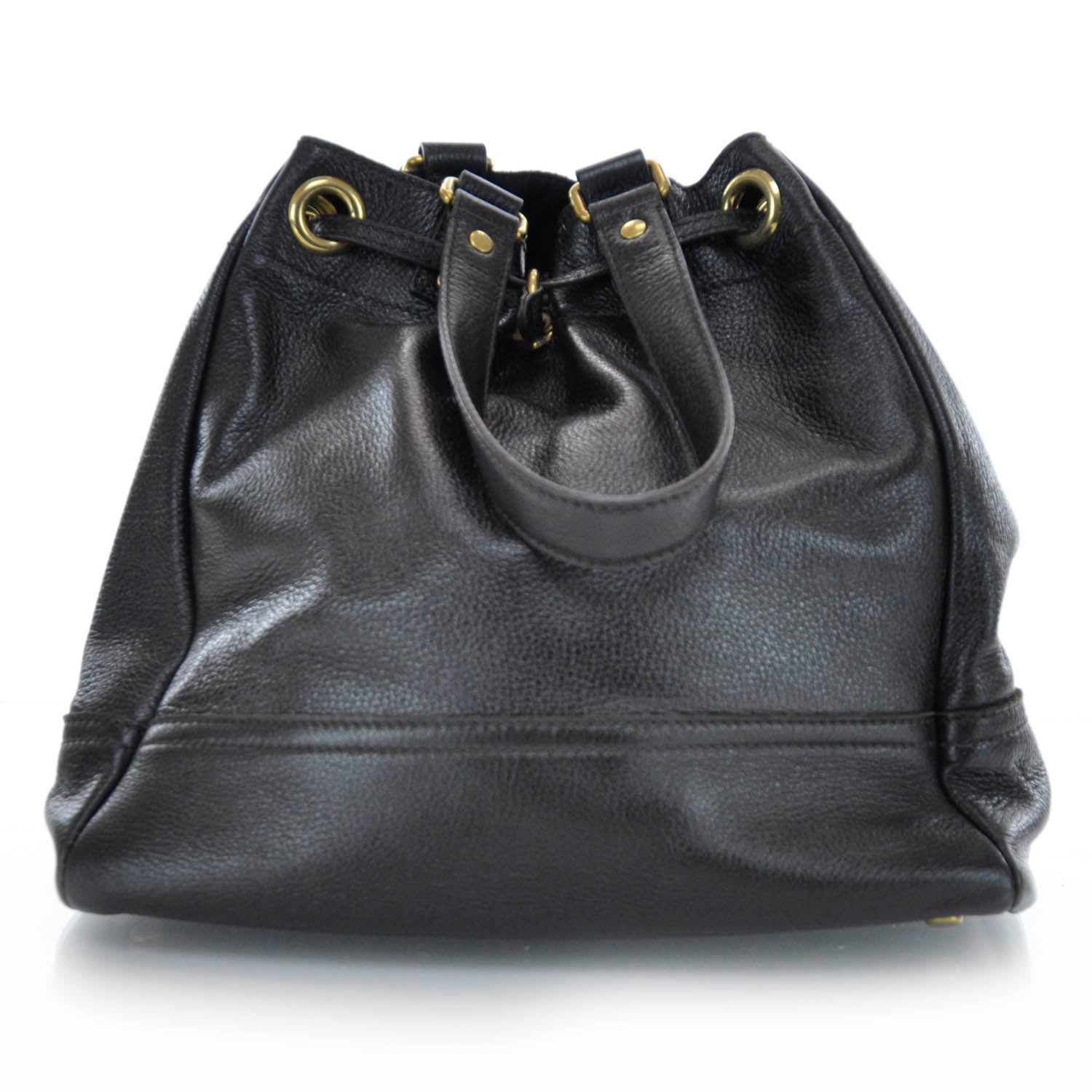 Saint Laurent Leather Overseas Tote Brown 3 of 10