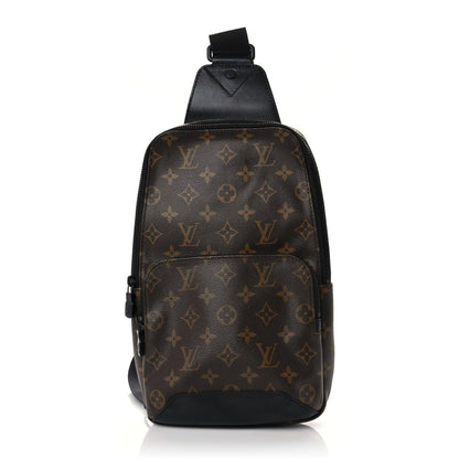 Louis Vuitton Monogram Macassar Avenue Sling Bag 1 of 12