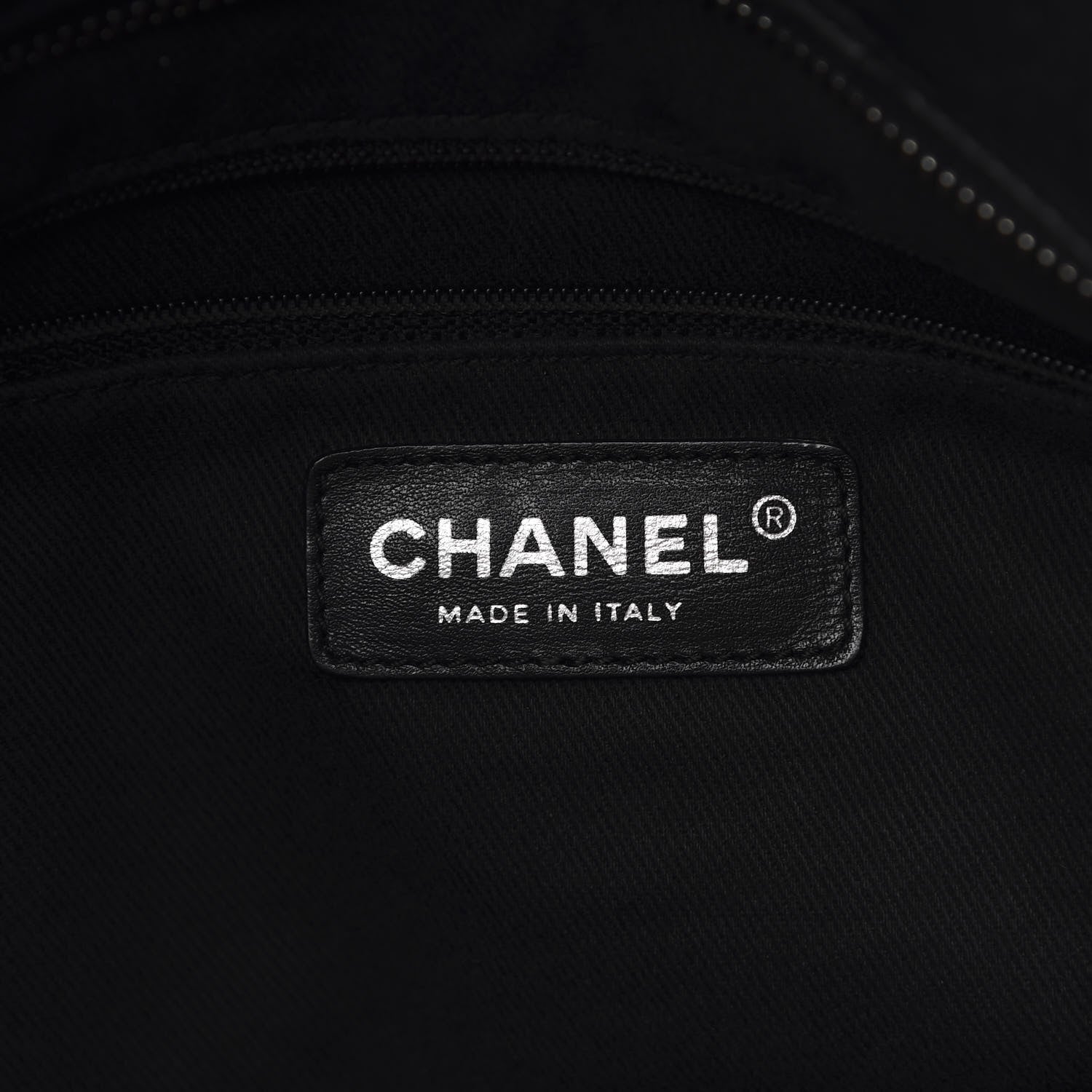 Chanel Aged Calfskin Vintage Ligne Lady Braid Tote Black 7 of 8