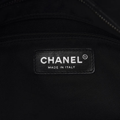 Chanel Aged Calfskin Vintage Ligne Lady Braid Tote Black 7 of 8