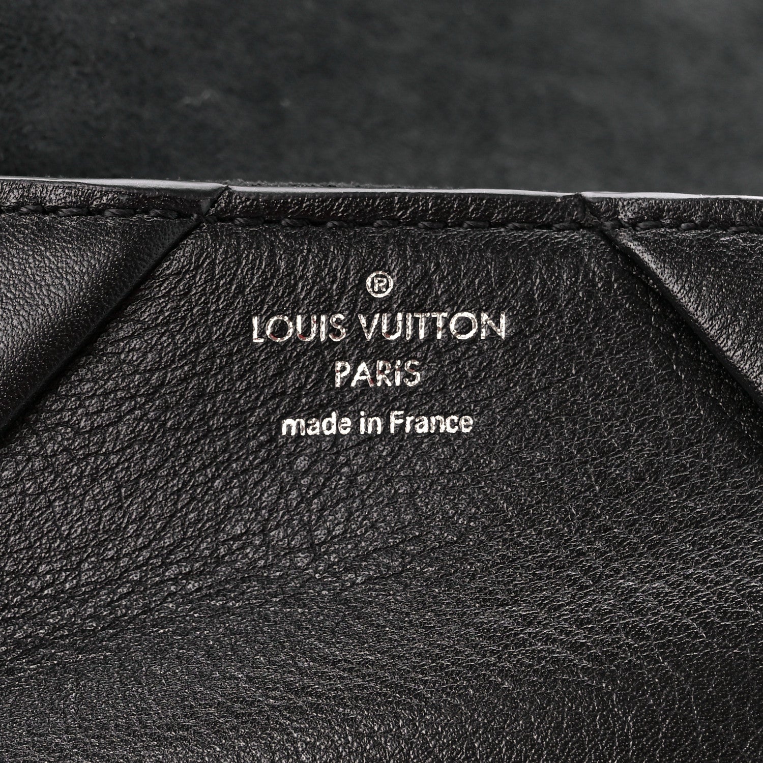 Louis Vuitton Calfskin Perforated Studded Love Note Black 7 of 10