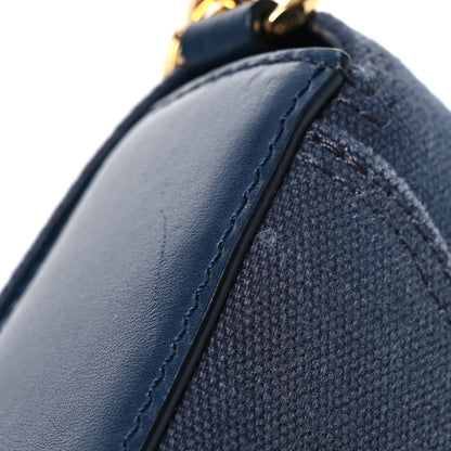 Givenchy x Chito Graffiti Effect Canvas Leather Small 4G Shoulder Bag Steel Blue 15 of 15