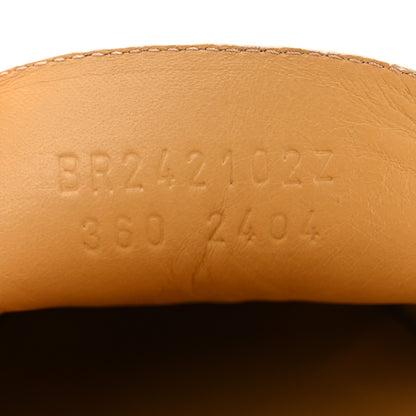 Hermes Calfskin Womens Icone Loafers 36 White 8 of 13