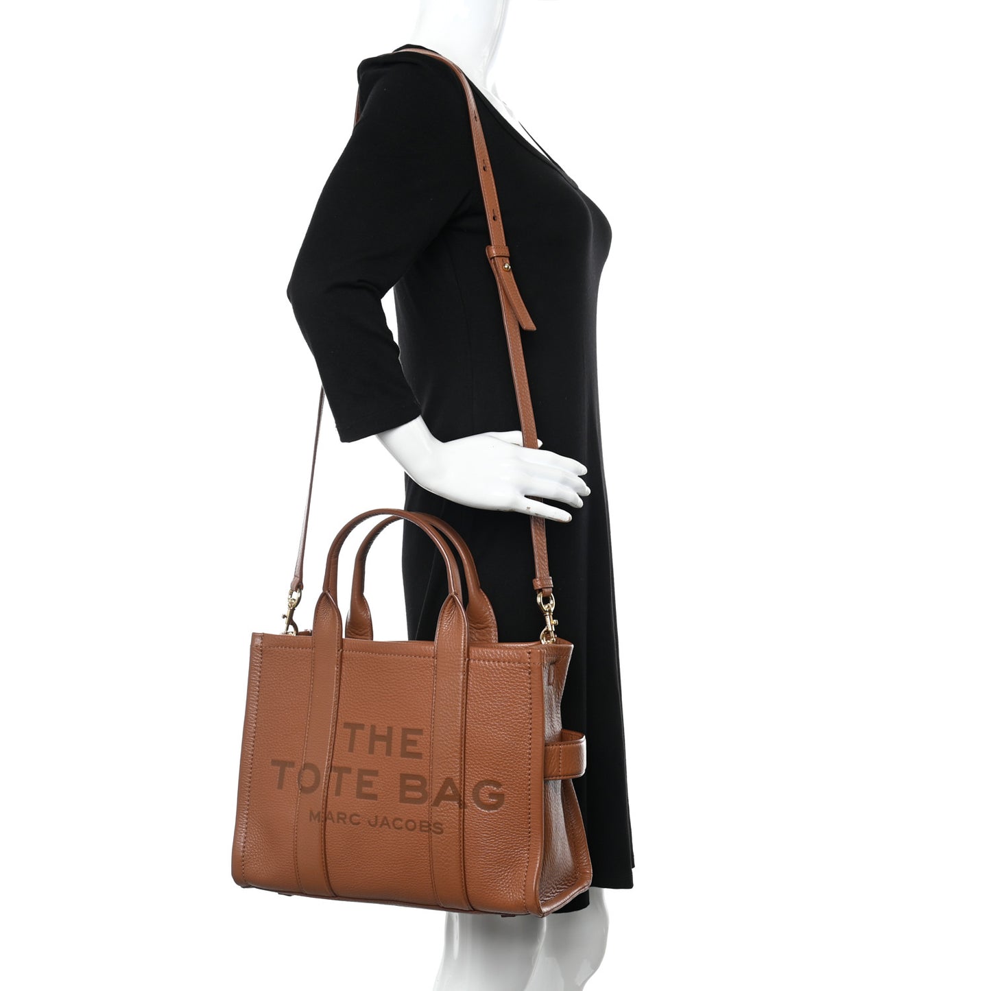 Grained Calfskin Medium The Tote Bag Argan Oil
