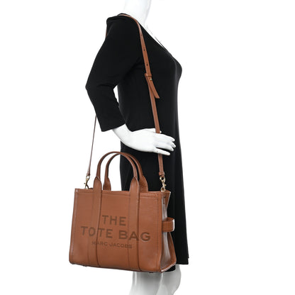Marc Jacobs Grained Calfskin Medium The Tote Bag Argan Oil 2 of 12