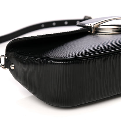 Louis Vuitton Epi Montaigne Clutch Black 10 of 11