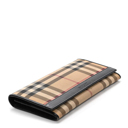 Burberry House Check Continental Wallet Black 4 of 18