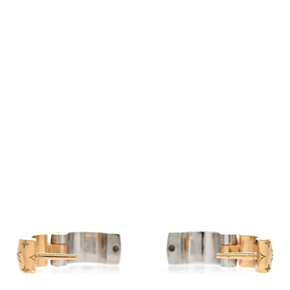 Louis Vuitton Nanogram Earrings Gold 3 of 4