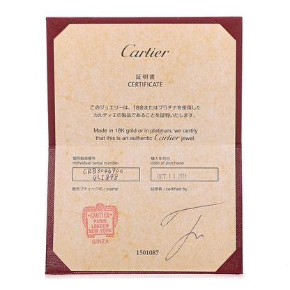 Cartier 18K White Gold Diamond Juste Un Clou Paved Pendant Necklace 7 of 7