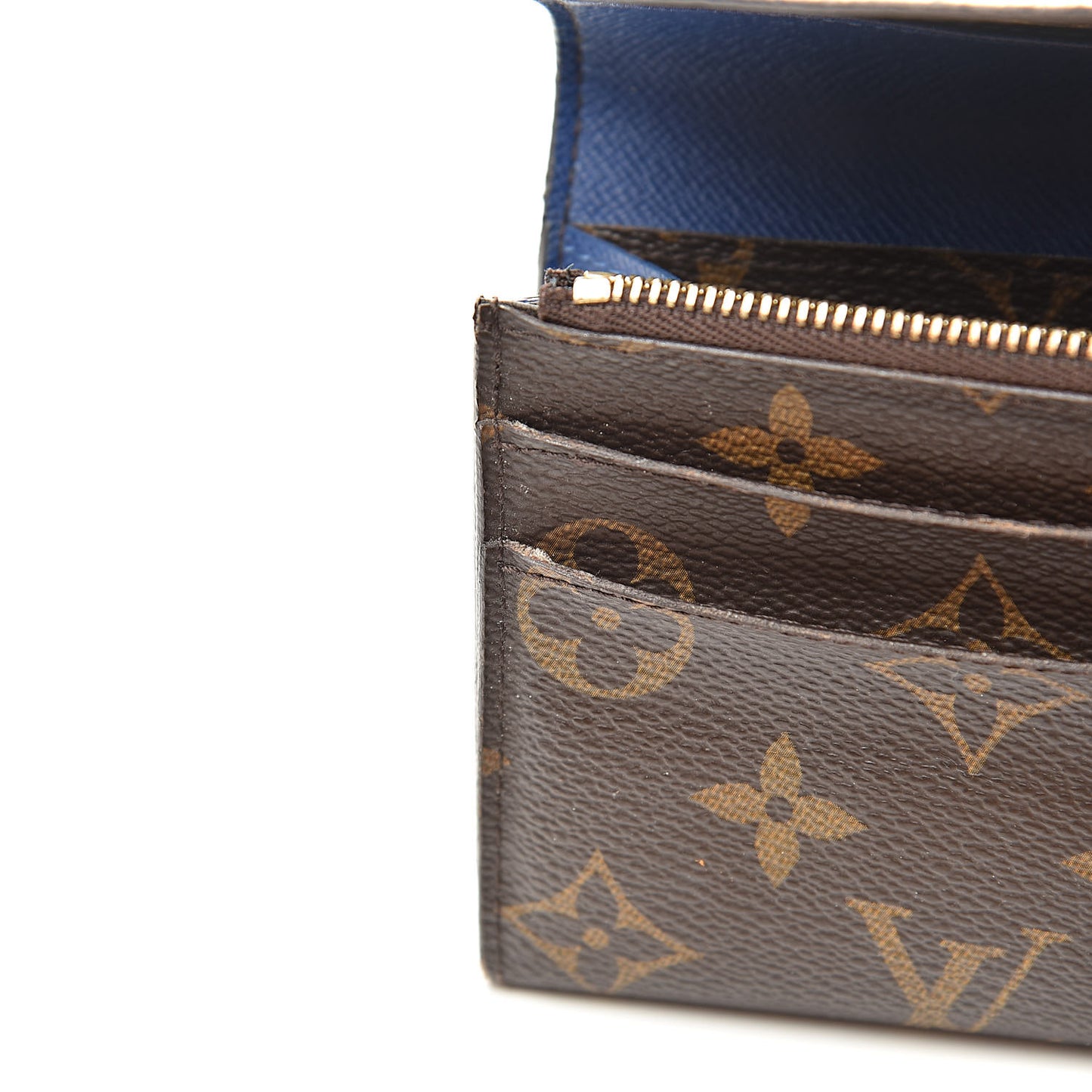 Monogram Emilie Wallet Blue